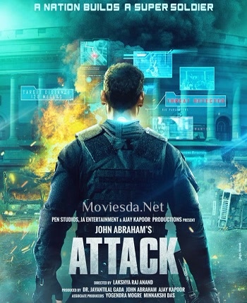 Attack (2021) - Tamil Movie Poster