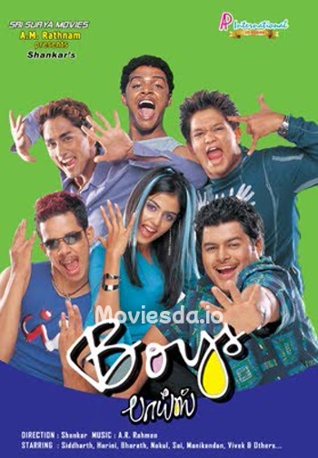 Boys (2003) (Remastered) - Tamil Movie Poster