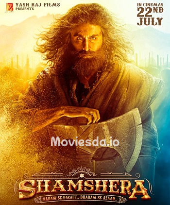 Shamshera (2022) - Tamil Movie Poster