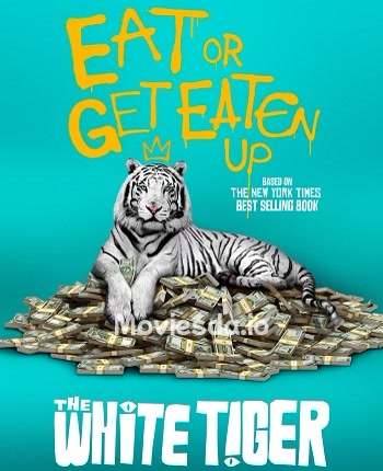 The White Tiger (2021) - Tamil Movie Poster